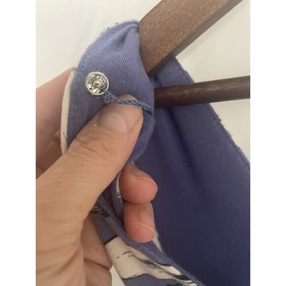 A Pea in the Pod Maternity Dress Maxi Purple Floral Small - Picture 10 of 13